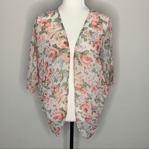 Sheer floral cover